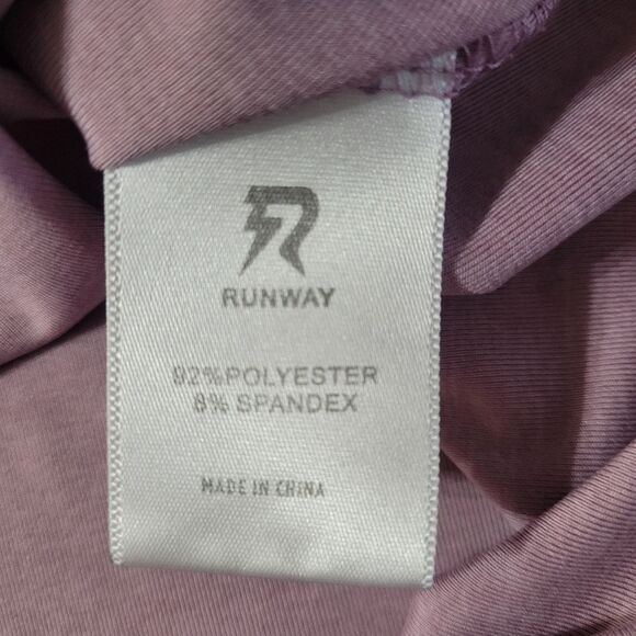 Runway Athletics Women's Lavender Crewneck Athletic Long Sleeve Top - Picture 9 of 12